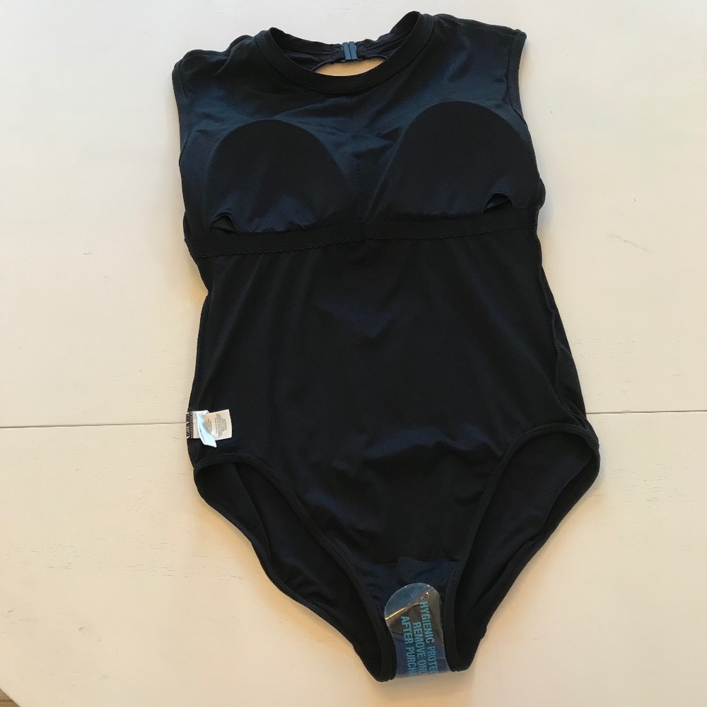 VACATION 🆕 SEAFOLLY BLACK CAP SLEAVE BLACK ONE PIECE - Picture 9 of 12